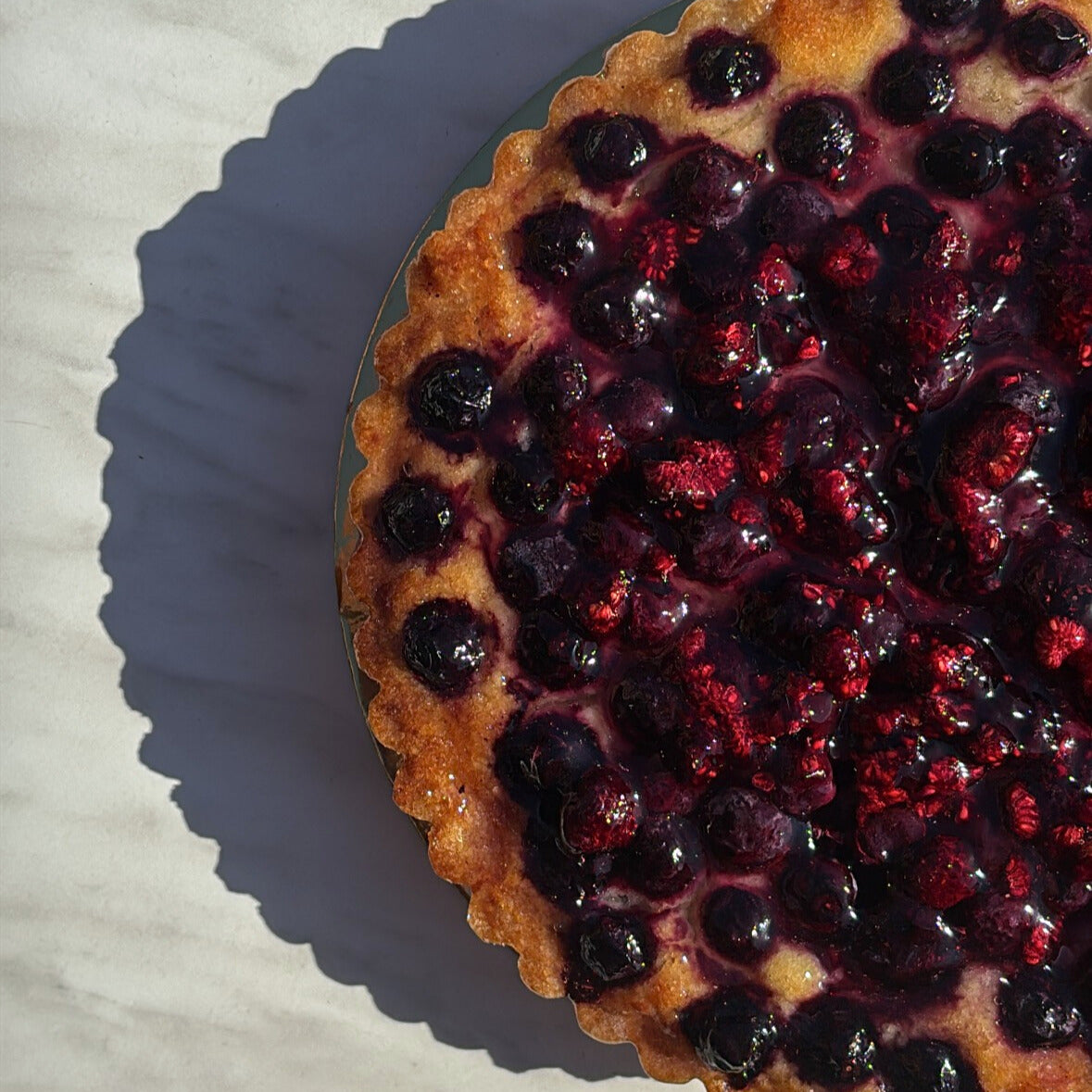 Mixed Berry Almondine Tart
