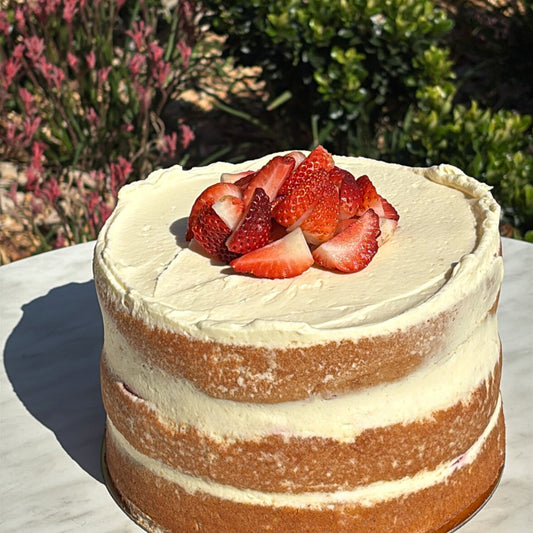 Strawberries & Cream Sponge